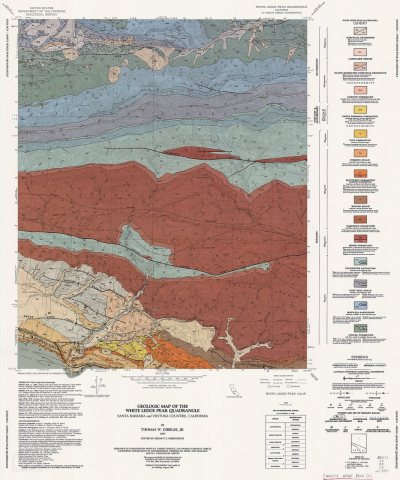 Geological Map of the White Ledge Peak Triangle
