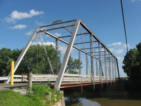 Blanchard River bridge at