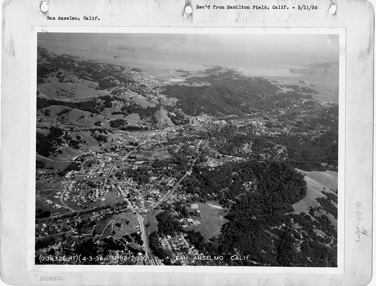 California - San Anselmo through San Antonio Range