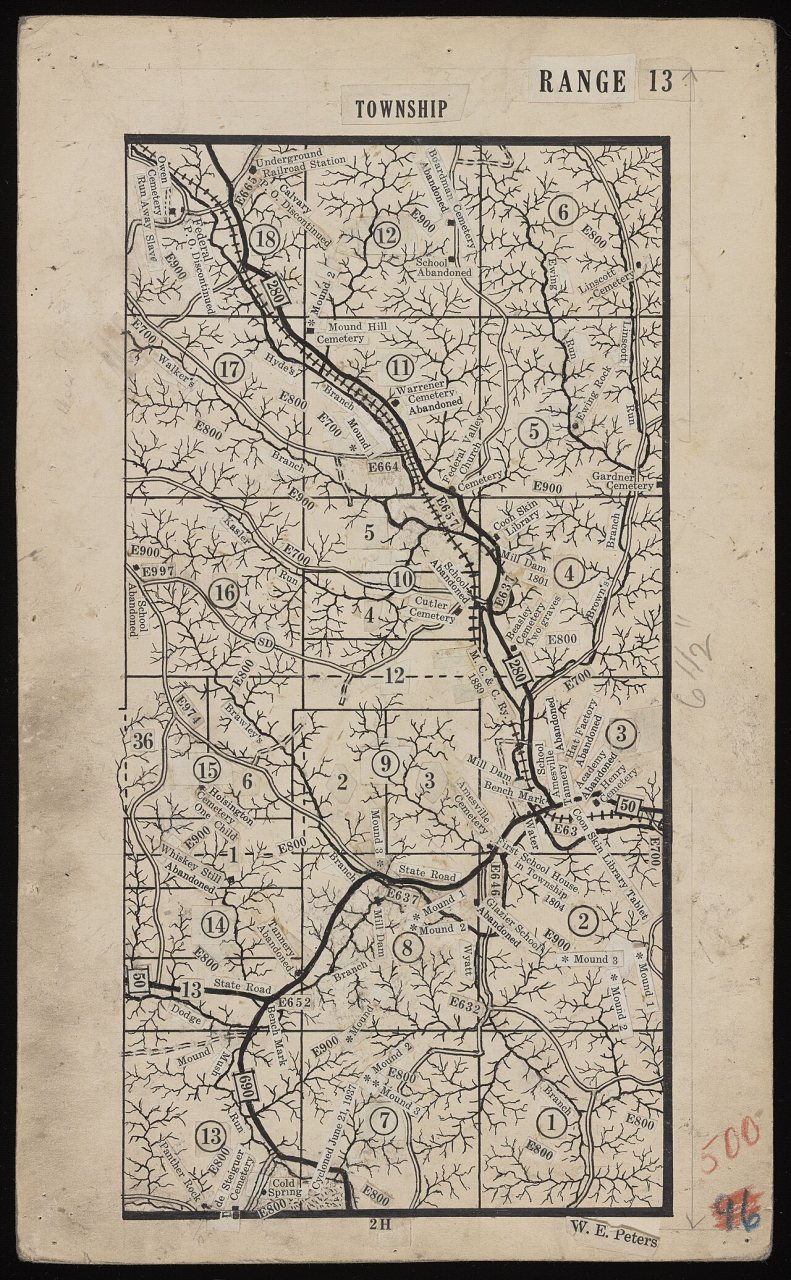 Township maps of Athens County, Ohio, circa 1940 - DPLA - e7e21162aac7601e425d0ae14503b432 (page 8)
