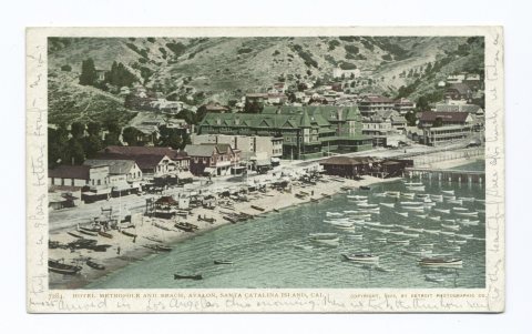 Hotel Metropole and Beach, Avalon, Santa Catalina, Calif