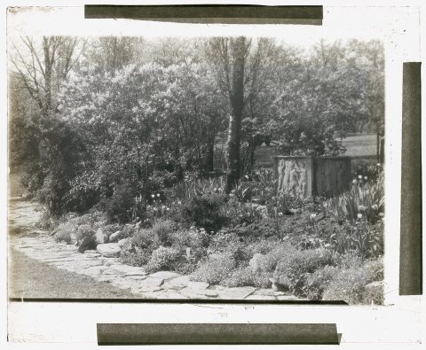 Samuel Hills Taft House, 3329 Morrison Avenue, Clifton, Ohio. Rock garden