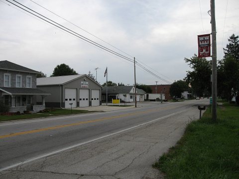 Helena, Ohio as viewed from Main Street