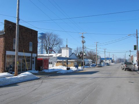 Cygnet, Ohio as viewed from Front Street -026859
