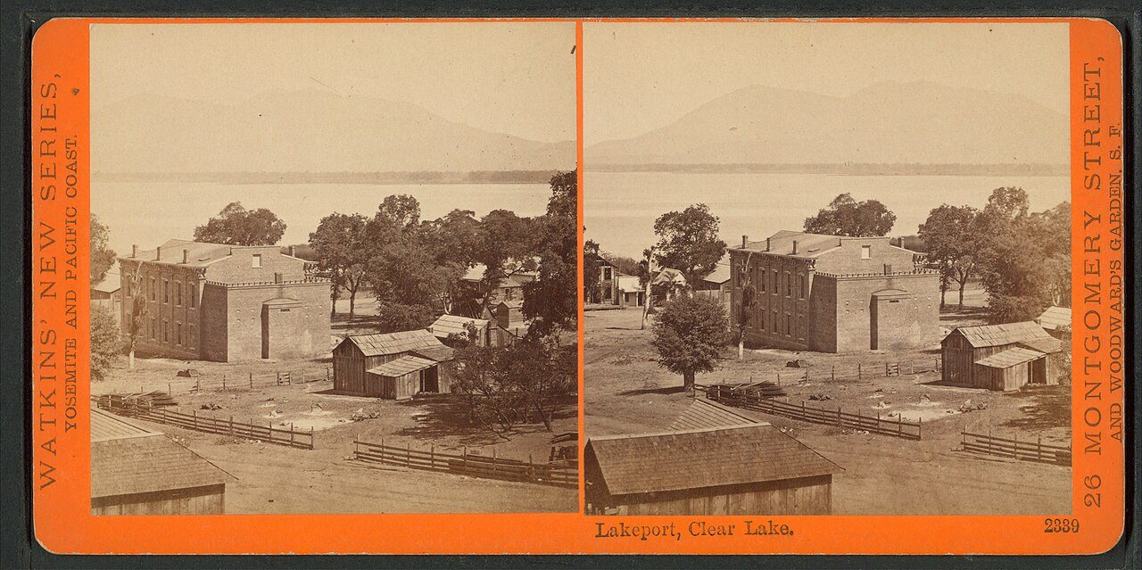Lakeport, Clear Lake.Alternate Title: Watkins' New Series, no.2339