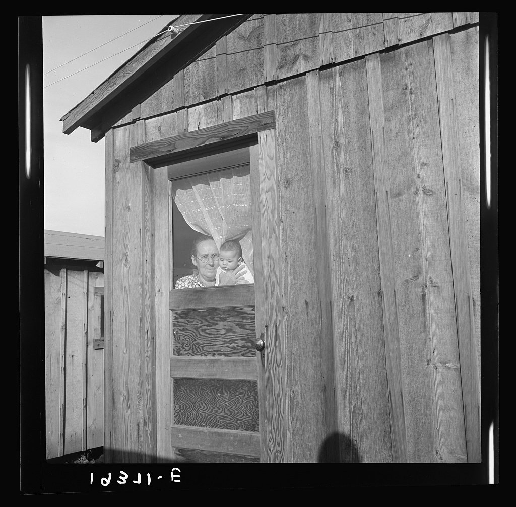 Grandmother and grandchild. Greenfield, Salinas Valley, California. From farm family originally in Missouri, then Iowa.…