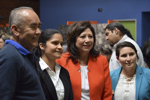 Hilda Solis at Ricardo F Icaza Workers Center Grand Opening 2017