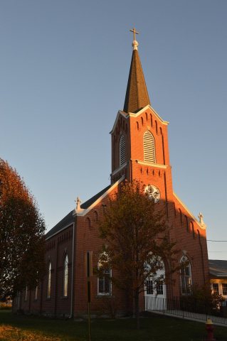 Northwestern angle for Middle Point Trinity ELCA