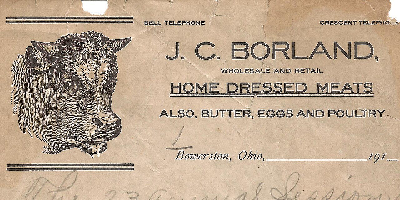 James Couthren Borland (1877-1943) letterhead