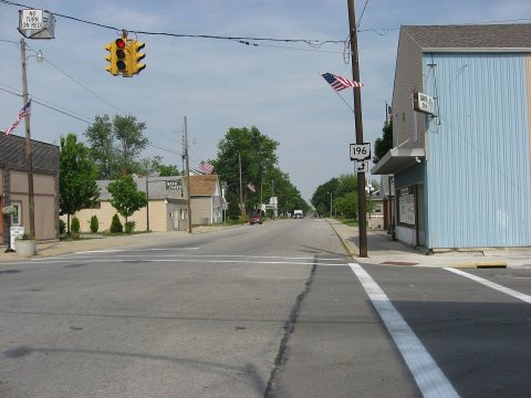 Waynesfield downtown