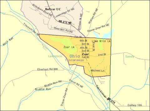 Detailed map of