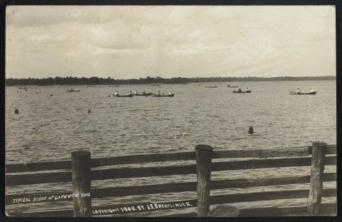 Typical scene at Lake View, Ohio