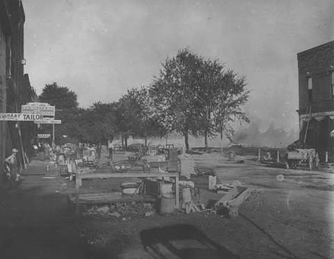 Fire, Grand Rapids, Ohio [approximately 1898]