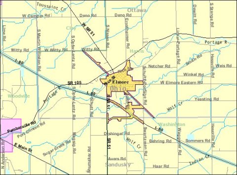 Detailed map of