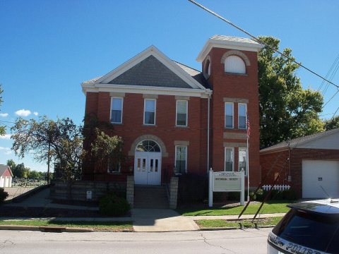 Spencer Ohio old Town Hall, now Historical Society