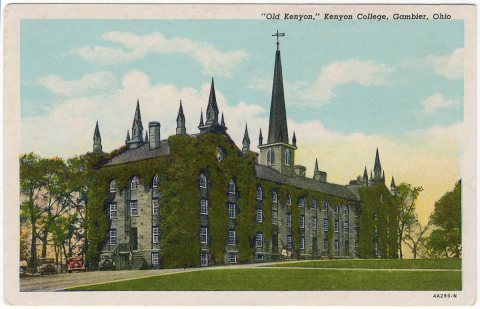 "Old Kenyon," Kenyon College, Gambier, Ohio (Date Unknown)