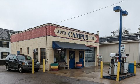 Gas station at Kenyon College