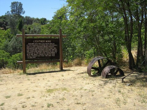 Lightner Mine, Angels Camp, California, USA