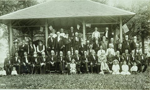 PC090016 Civil War Veterans 1917 Photo by Otto E Erhart