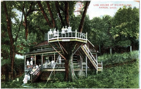 Log House at Silver Lake, Akron, Ohio