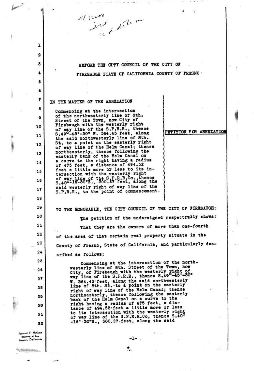 California [Alameda County - Kern County (part)]
