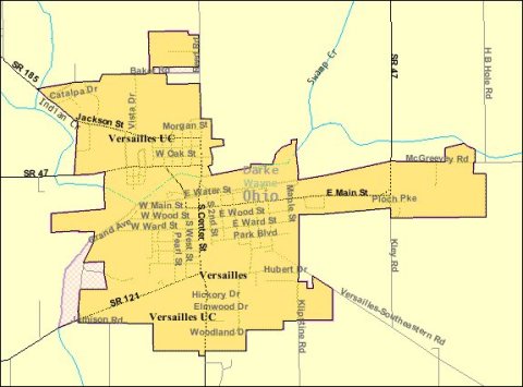 Detailed map of