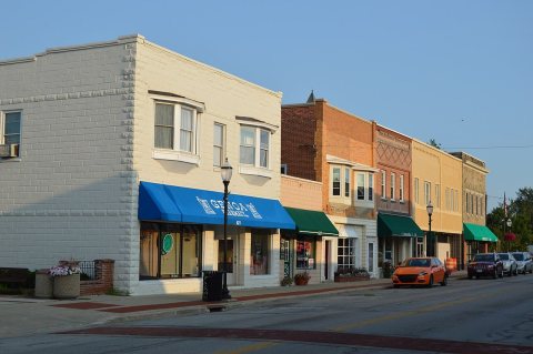 Genoa Main Street, eastern side