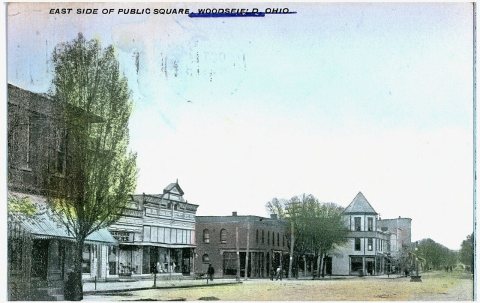 East side of Public Square, Woodsfield, Ohio