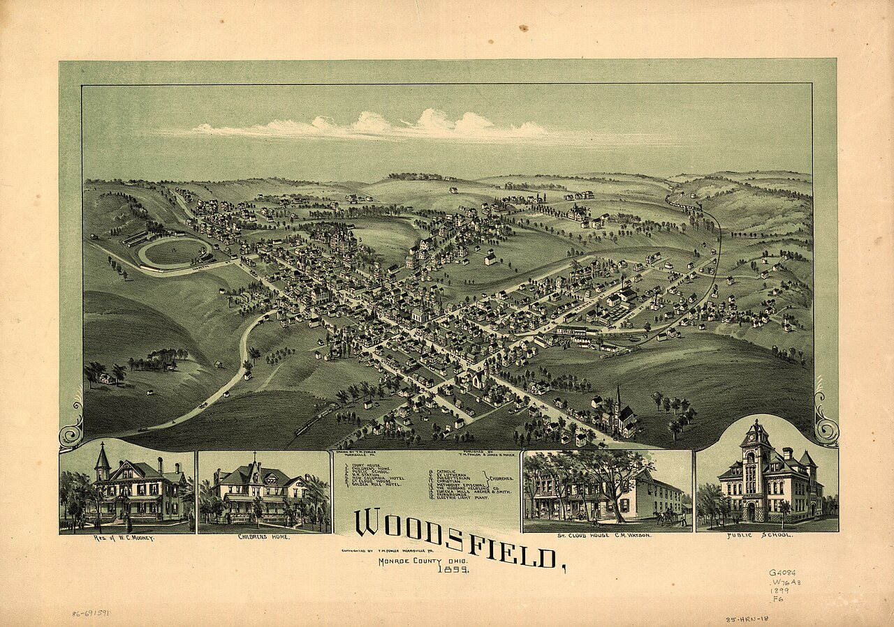 Woodsfield, Monroe County, Ohio, 1899