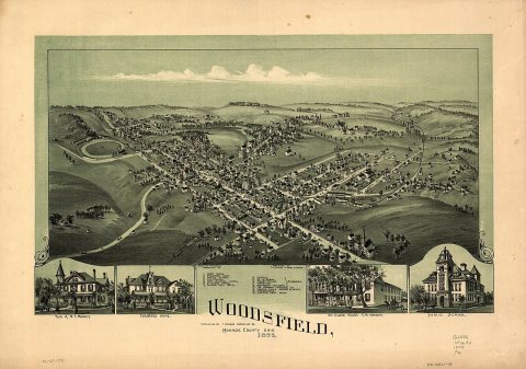 Woodsfield, Monroe County, Ohio, 1899