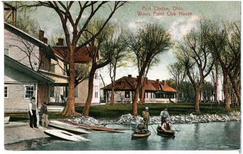 Port Clinton, Ohio. Winos Point Club House