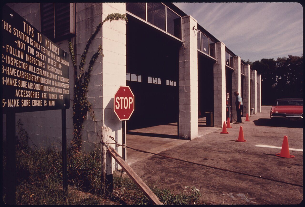 HAMILTON COUNTY AUTO EMISSION INSPECTION STATION IN THE VILLAGE OF NEWTOWN, OHIO, FORMERLY WAS OPERATED AS AN AUTO... -…