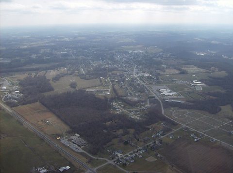 Flying over