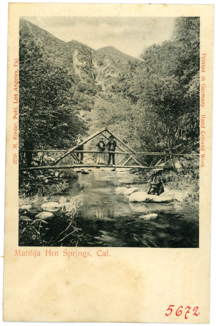 05672-Hot Springs-1905-Matilija Hot Springs, California-Brück & Sohn Kunstverlag