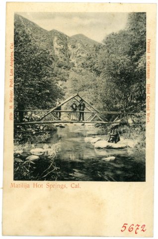 05672-Hot Springs-1905-Matilija Hot Springs, California-Brück & Sohn Kunstverlag