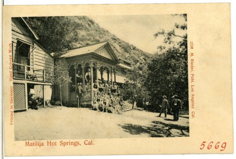 05669-Hot Springs-1905-Matilija Hot Springs, California-Brück & Sohn Kunstverlag