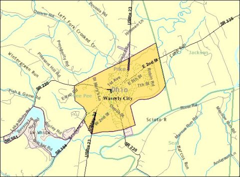 Detailed map of
