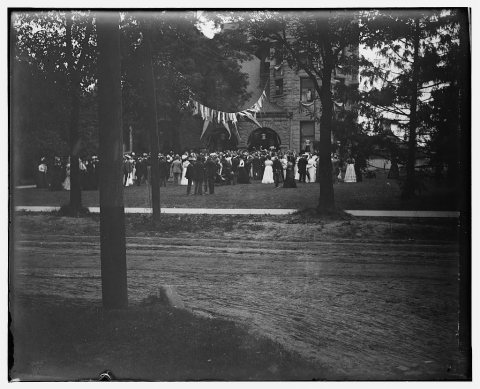 Oberlin College reception, group photograph