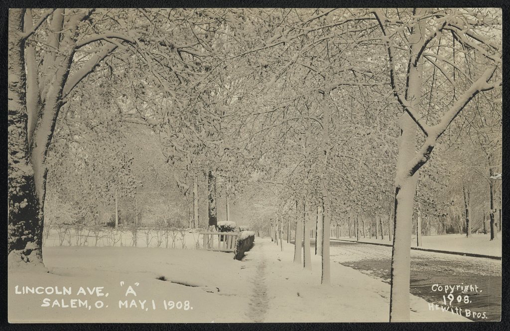 Lincoln Ave. "A," Salem, O., May 1, 1908