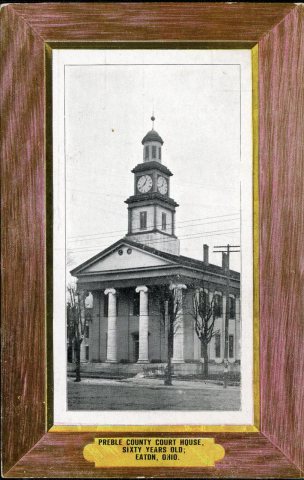Preble County Court House, sixty years old