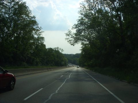 Ronald Reagan Cross County Highway near Rossmoyne Creek