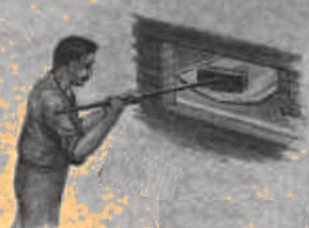 Window glass flattening 1880s