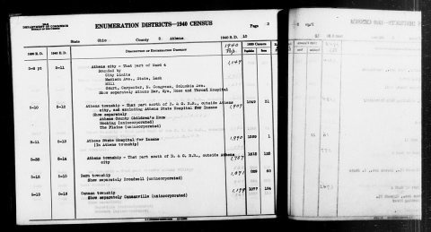 1940 Census Enumeration District Descriptions - Ohio - Athens County - ED 5-11, ED 5-12, ED 5-13, ED 5-14, ED 5-15, ED …