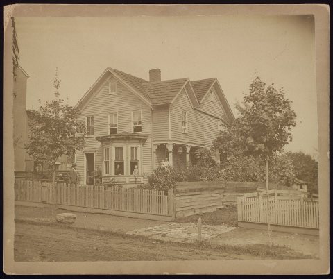O'Bleness family home, 76 West State Street, Athens, Ohio, 1877 - DPLA - 0f17fe7fc7e8d0fdb31dc0e7283a7772 (page 1)