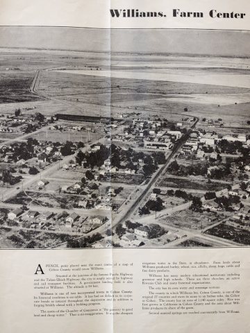 Williams 1936 Aerial Photo