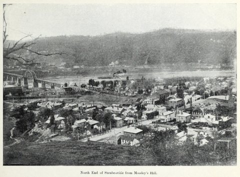 North End of Steubenville from Moodey's Hill (1897)