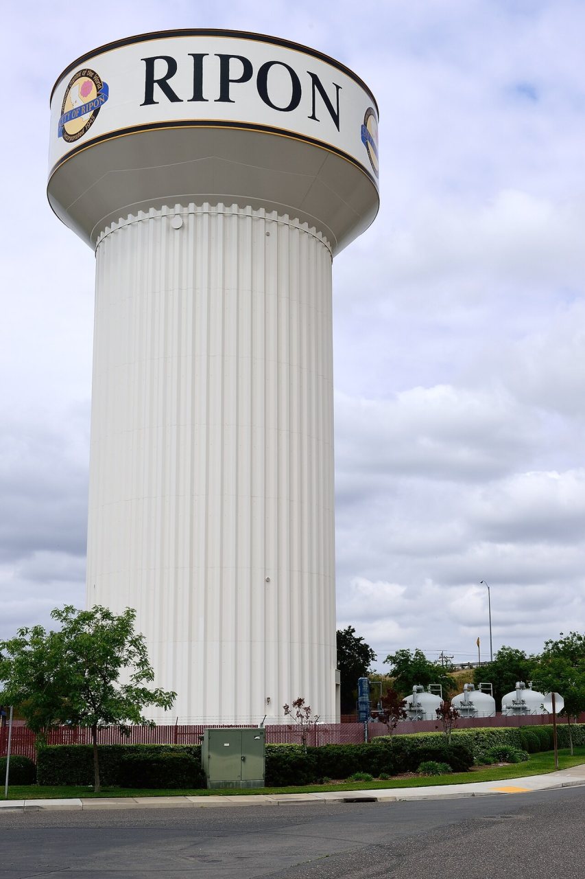 Water tower in