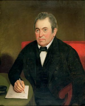 Painting of Capt. Heman Oviatt Sr., father of General Orson Minott Oviatt