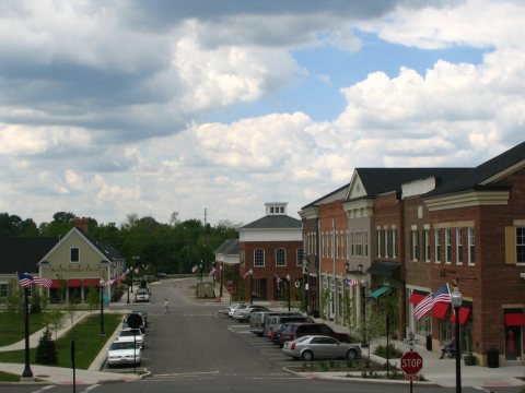 New shopping area