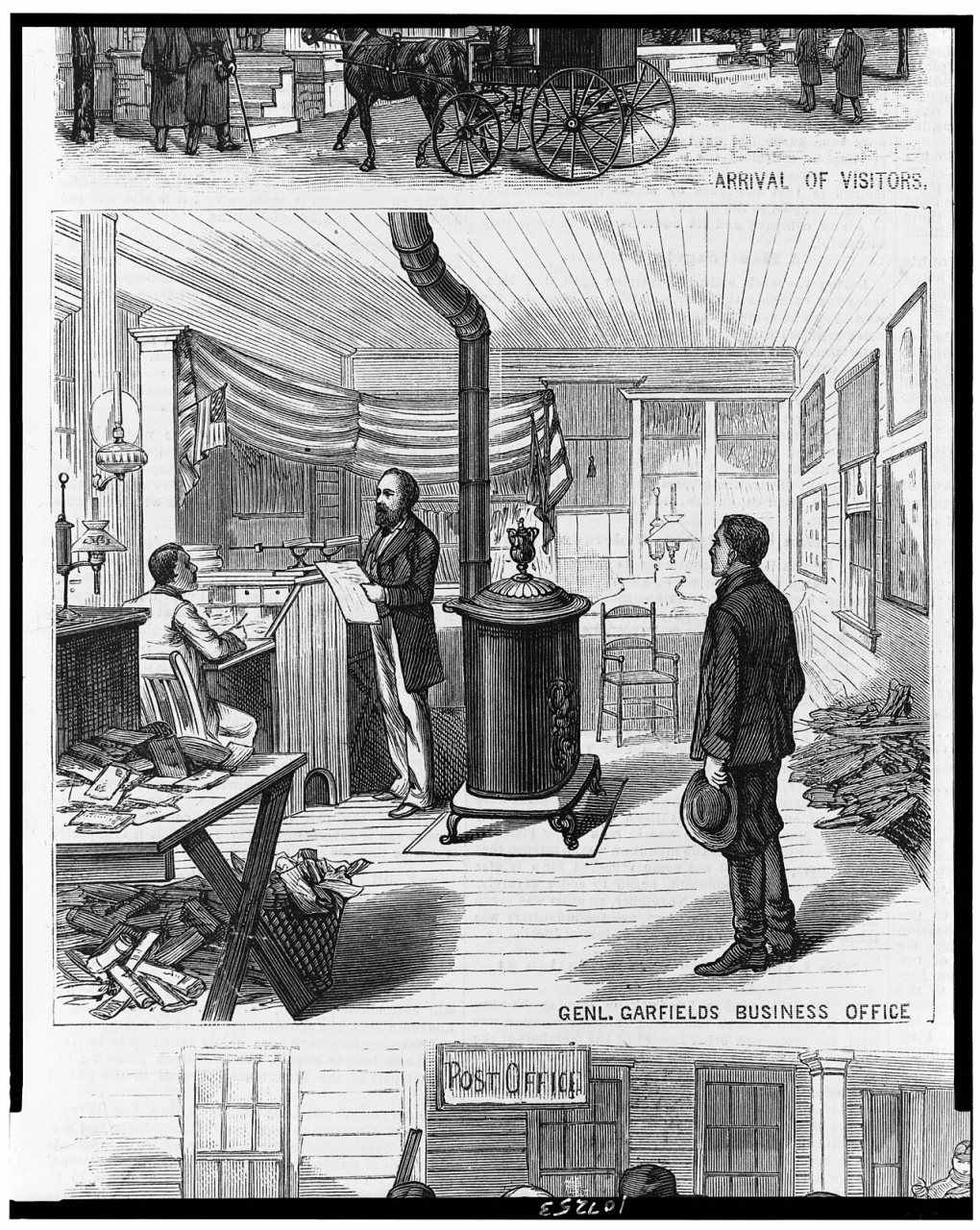 Ohio. The busy life of a president-elect of the United States-General Garfield at his home at Mentor. Gen. Garfield's b…